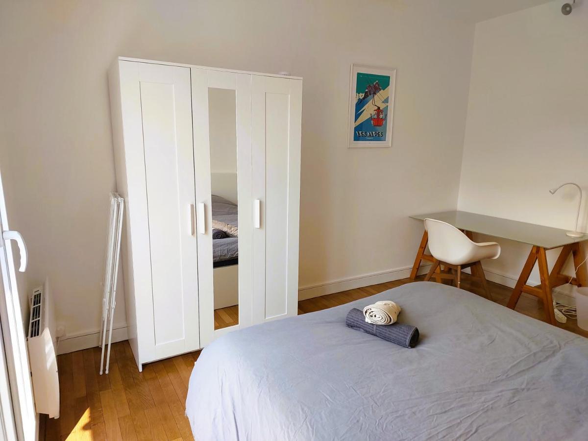 Champon - Lumineux 2 Chambres Avec Garage Prive - Tram A 1 Min Grenoble Ngoại thất bức ảnh